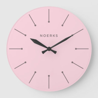 Redondo Grande Reloj minimalista Noirva