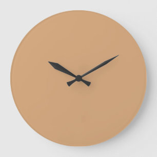 Redondo Grande Reloj moderno de pared de arena cálida - Personali
