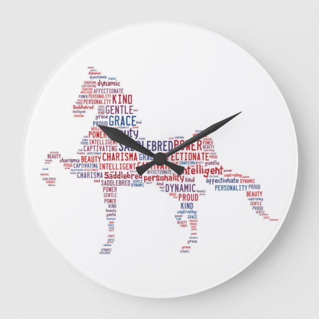 Redondo Grande Reloj montado (Anverso)