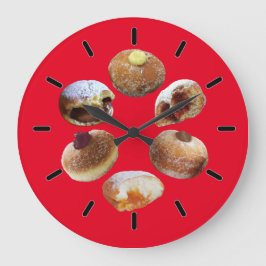 Redondo Grande Reloj mural "Bomboloni italiano"