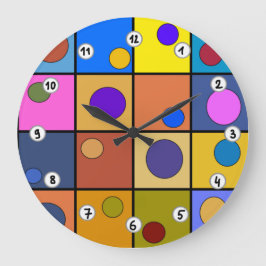 Redondo Grande Reloj mural redonda Imaginación