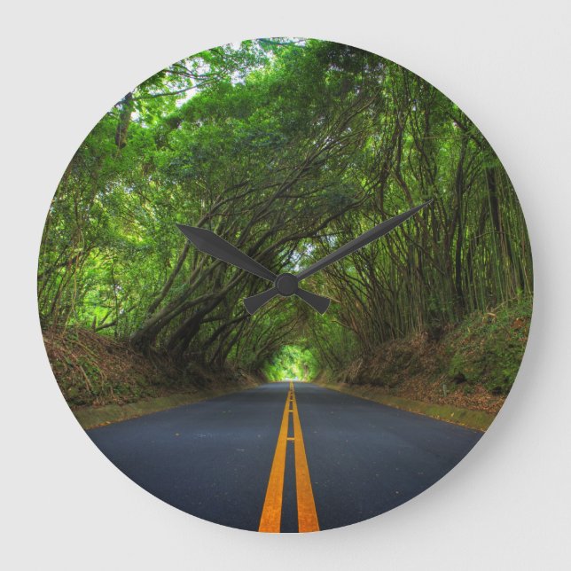 Redondo Grande reloj natural abierto (Anverso)