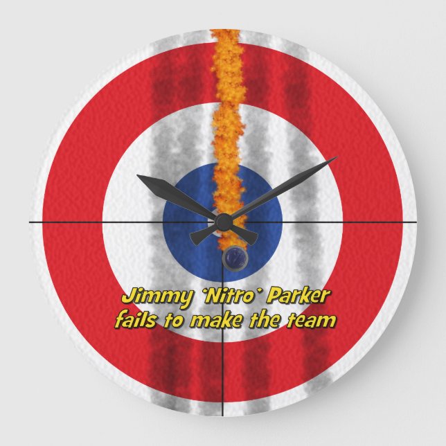 Redondo Grande Reloj 'Nitro' Curler de Rocas Calientes - Rojo (Anverso)