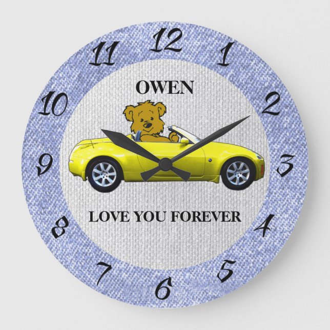 REDONDO GRANDE RELOJ NURSERY (Anverso)