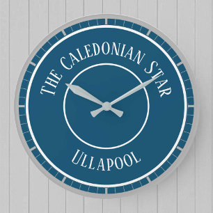 Redondo Grande Reloj para un barco. Reloj de envío