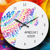 Reloj personalizado de Rainbow Jaguar