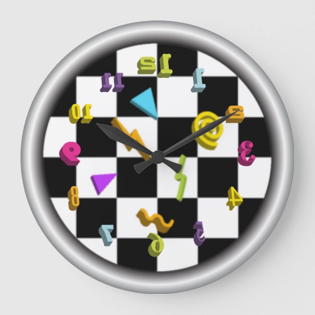 Redondo Grande Reloj posterior (Anverso)