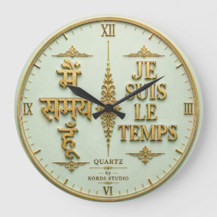 Redondo Grande Reloj Real