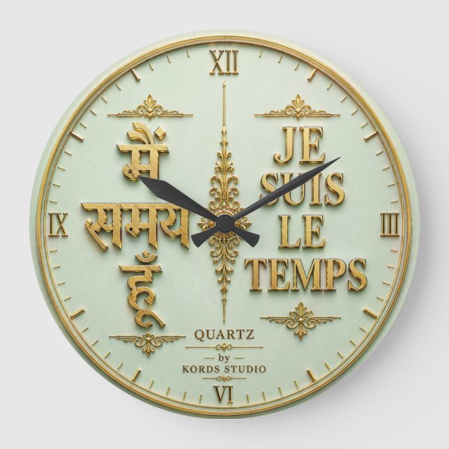 Redondo Grande Reloj Real (Anverso)