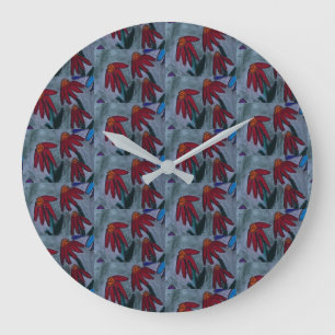 Redondo Grande Reloj rojo de maricones