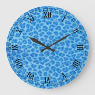 Redondo Grande Reloj romano de numero romano redondeado de piel d
