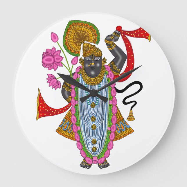 Redondo Grande Reloj Shreenath (Anverso)