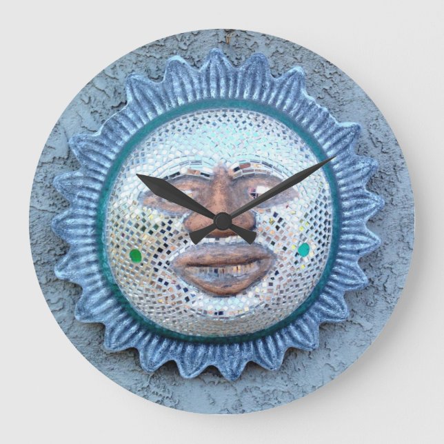 Redondo Grande reloj solar inusual (Anverso)