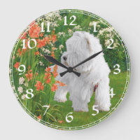 Reloj Terrier West Highland Blanco