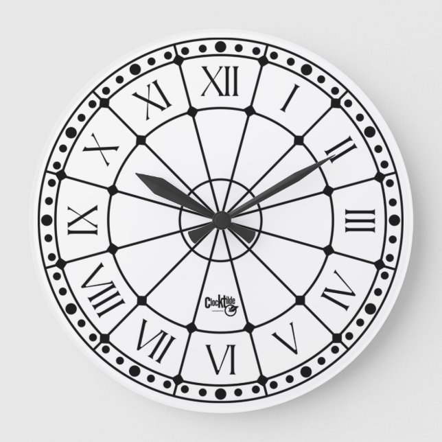 Redondo Grande RELOJ TILDE LINEA CLASSIC antigüedades A (Anverso)