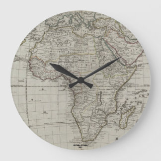 Redondo Grande Reloj viejo del mapa de Afrimex Urbano Afircan