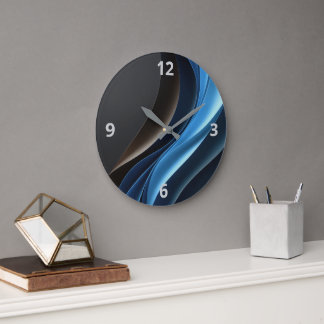 Redondo Grande Resumen Elegancia Reloj de Personalizable - Redond