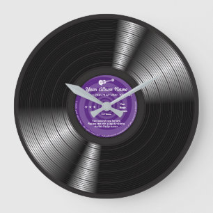 Redondo Grande Rock personalizado alrededor del reloj LP