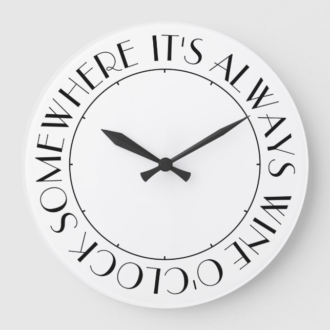 Redondo Grande Siempre es un reloj en algún lugar (Anverso)