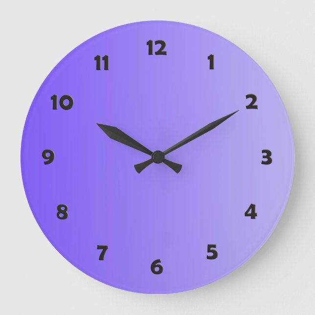 Redondo Grande SÓLO gradientes COLOR - violeta + cara de reloj (Anverso)