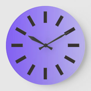 Redondo Grande SÓLO gradientes COLOR - violeta + cara de reloj I