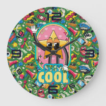 Stay Cool Star – Reloj de Arte Pop Retro