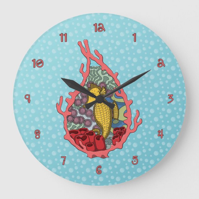 Redondo Grande Tanga el reloj del caballito de mar (Anverso)