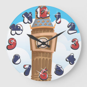 Redondo Grande Torre del reloj de Westminster Big Ben