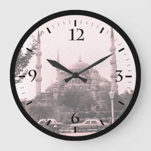 Redondo Grande Turquía Antigüedad Estambul Mezquita Azul Reloj Gr
