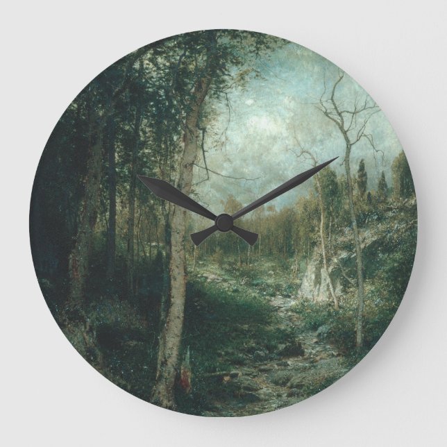 Redondo Grande Una Pintura De Compensación Antigua (1881) - Reloj (Anverso)