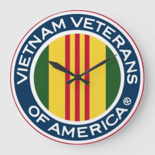 Redondo Grande Veteranos de Vietnam del reloj de América