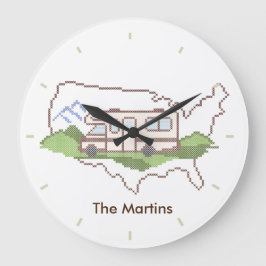 Redondo Grande Viaje por carretera con reloj de USA