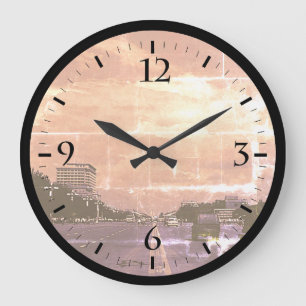 Redondo Grande Vintage China pekin Plaza Tiananmen Gran Reloj