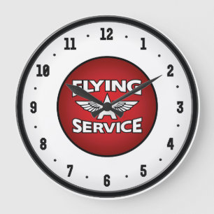 Redondo Grande Volar un reloj del gas del servicio