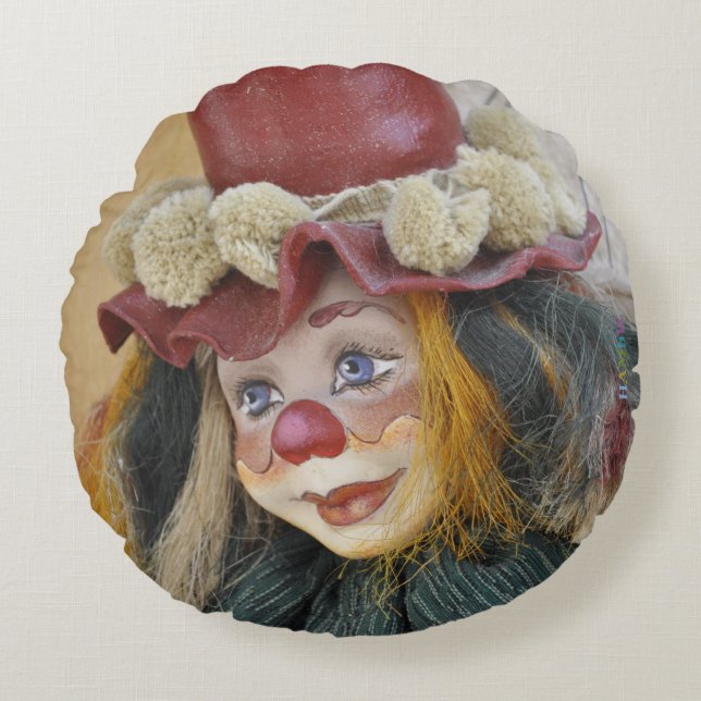 Redondo HAMbWG - Cojín decorativo - Payaso (Anverso)