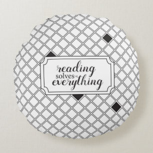 Redondo Leer resuelve todo el Cojín decorativo