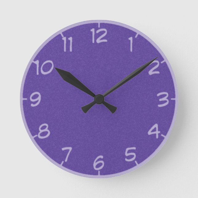 Redondo Mediano 27 sombras de reloj morado (Anverso)