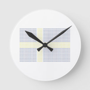 Redondo Mediano Å sueco de la bandera w - reloj