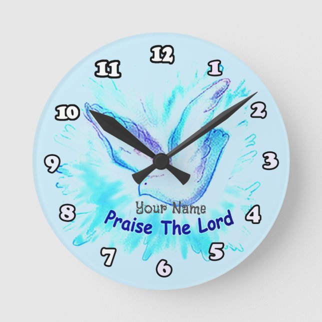 Redondo Mediano Alabado el reloj cristiano del Señor (Anverso)