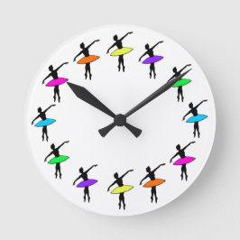 Redondo Mediano Ballet bailarina Ballet Arcoiris Reloj de baile