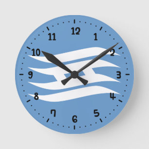 Redondo Mediano Bandera de la prefectura de Hyogo, reloj de Japón