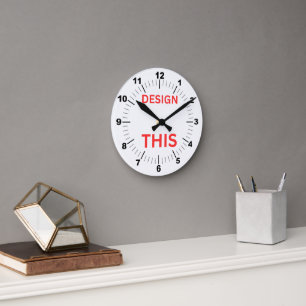 Redondo Mediano ¡BESTSELLER! Reloj de pared, 🕗 de acrílico redond