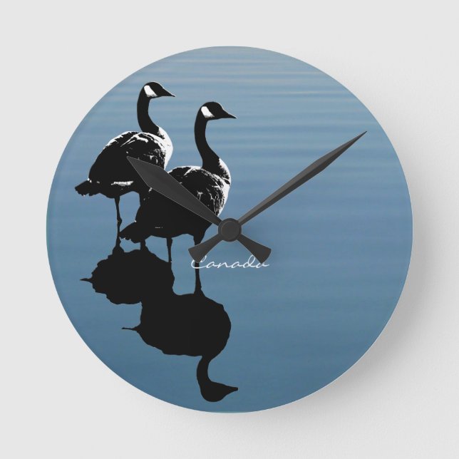 Redondo Mediano Canadá Regalos de Reloj de Godos Regalos Canadá Re (Anverso)