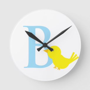 Redondo Mediano Carta B Reloj inicial
