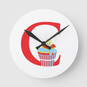 Redondo Mediano Carta C Reloj inicial