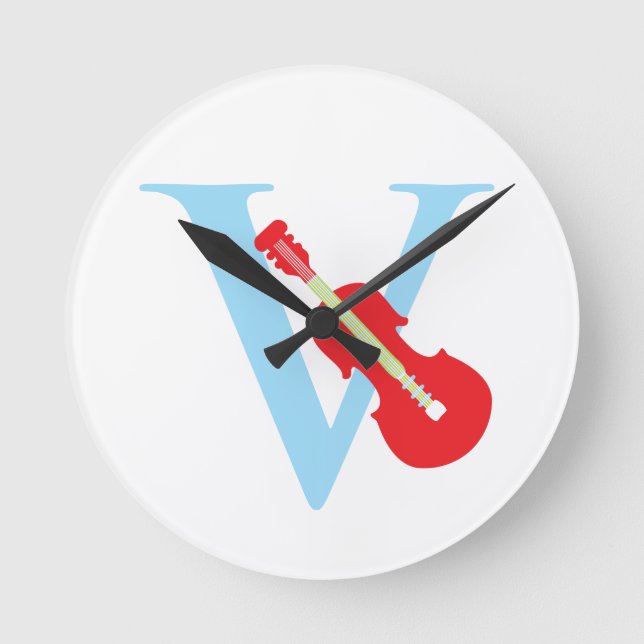 Redondo Mediano Carta V Reloj inicial (Anverso)