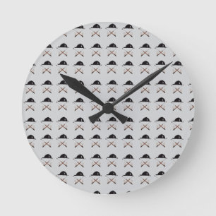 Redondo Mediano Casco de montar y reloj de fusta