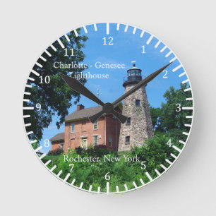 Redondo Mediano Charlotte - reloj del faro de Genesee
