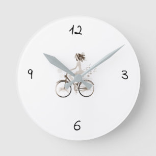 REDONDO MEDIANO ***CHICA EN BICICLETA*** RELOJ GUAY