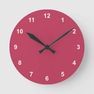 Redondo Mediano Color de tendencia - Números de reloj de redondeo